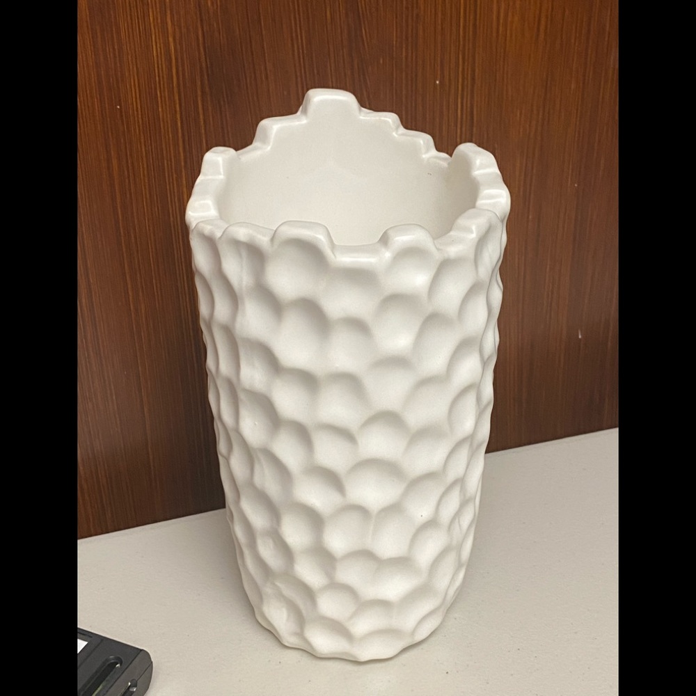Bohemian Contemporary Vase Ivory Porcelain - Juniper